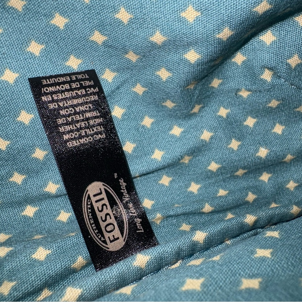 Fossil Key-Per bag, vinyl exterior, giraffe print EUC - Picture 13 of 16